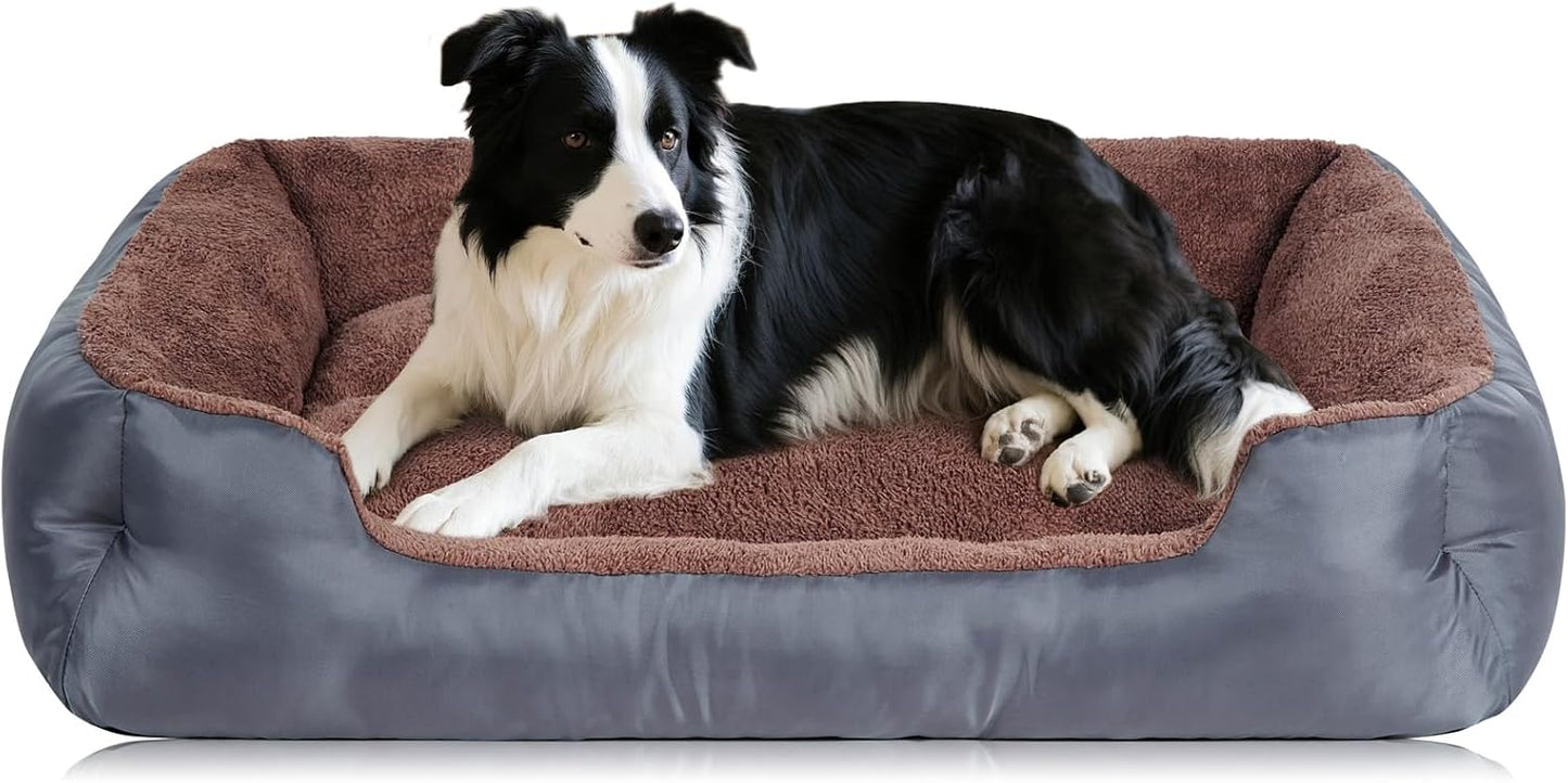 Dog Bed for Medium Size Dogs, Pet Couch Bed with Durable Fabric and Anti-Slip Bottom - Pet Explorer