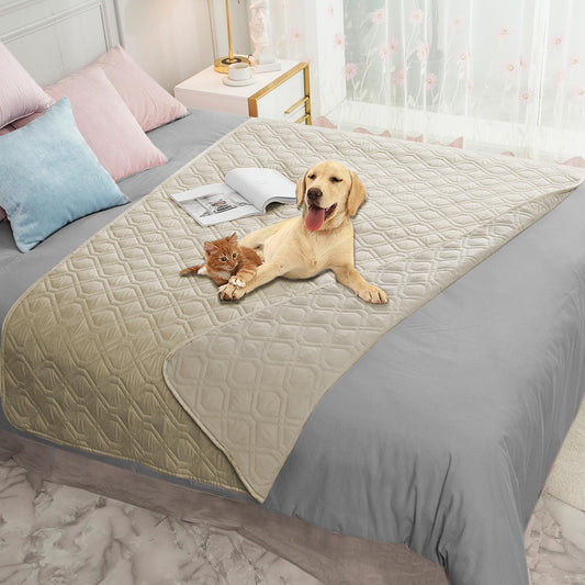 Ameritex Waterproof Dog Bed Cover Pet Blanket for Furniture Bed Couch Sofa Reversible - Pet Explorer