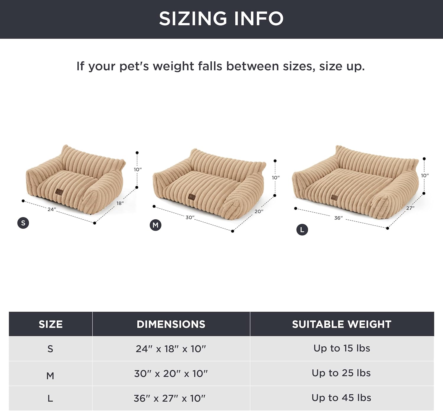 Bedsure Cute Cat Couch for Pets - Fluffy Cat Sofa with Premium Soft Corduroy Fleece, Fuzzy Pet Couch Bed with Removable Washable Cover, Supportive Pet Chair for Indoor Cats, 24inch, Tuscan Beige - Pet Explorer