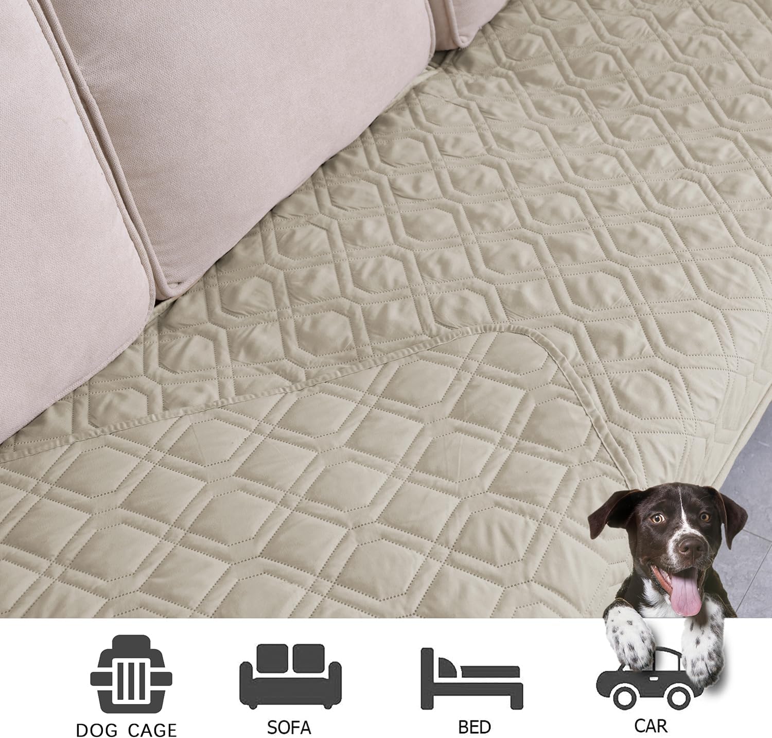 Ameritex Waterproof Dog Bed Cover Pet Blanket for Furniture Bed Couch Sofa Reversible - Pet Explorer