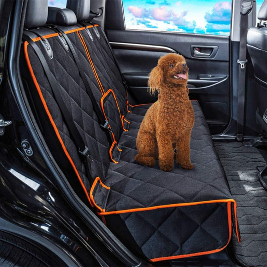 Car Seat Protector, 600D Heavy Duty Car Seat Cover for Dogs, Waterproof Dog Car Seat Cover for Back Seat, Scratch Proof Nonslip Seat Cover for Dogs in Car - Pet Explorer