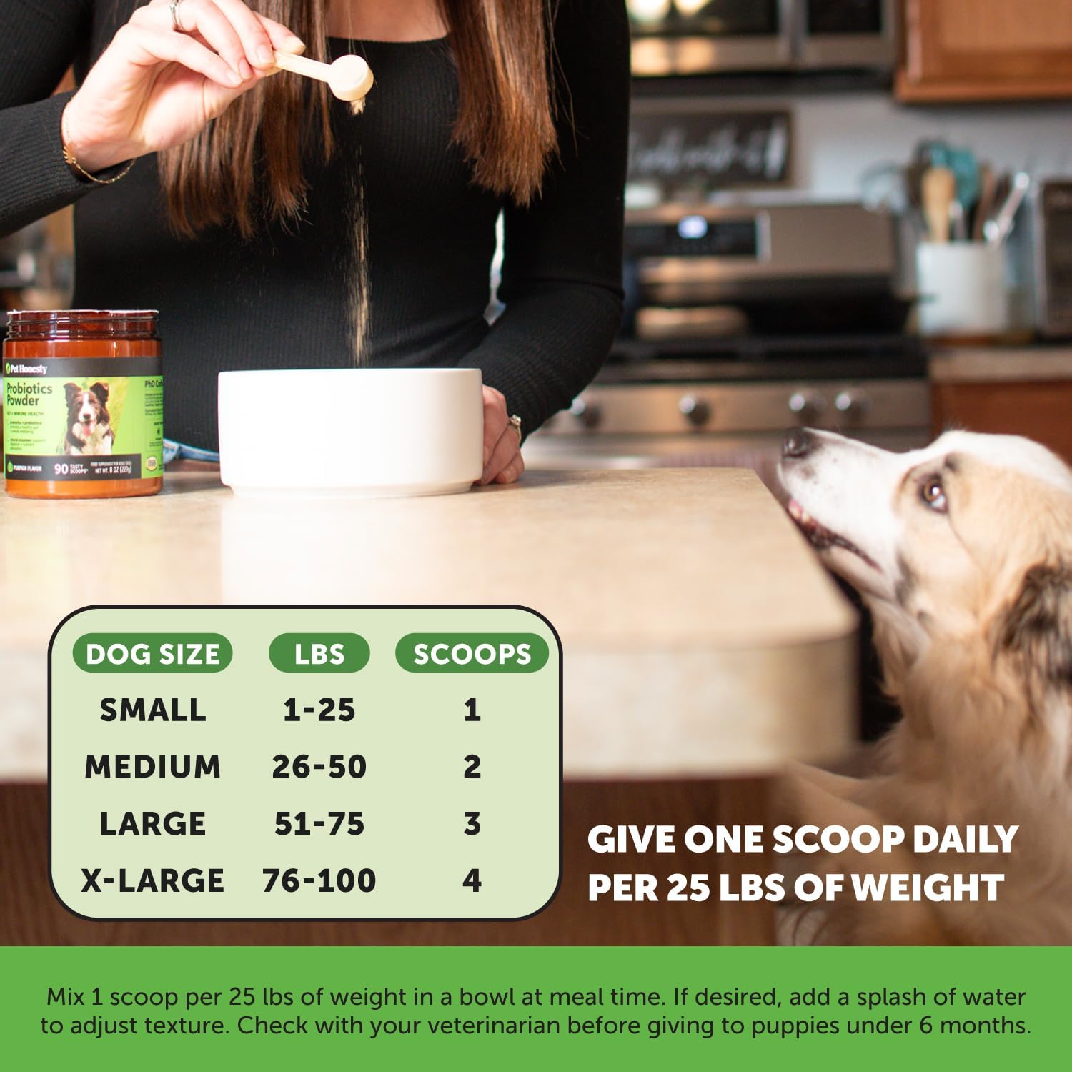 All-Natural Probiotic & Pumpkin Powder Dog Supplement - Prebiotics, Probiotics, Enzymes & Antioxidants for Healthy Gut Flora, Digestion & Immunity (90 Scoops) - Pet Explorer