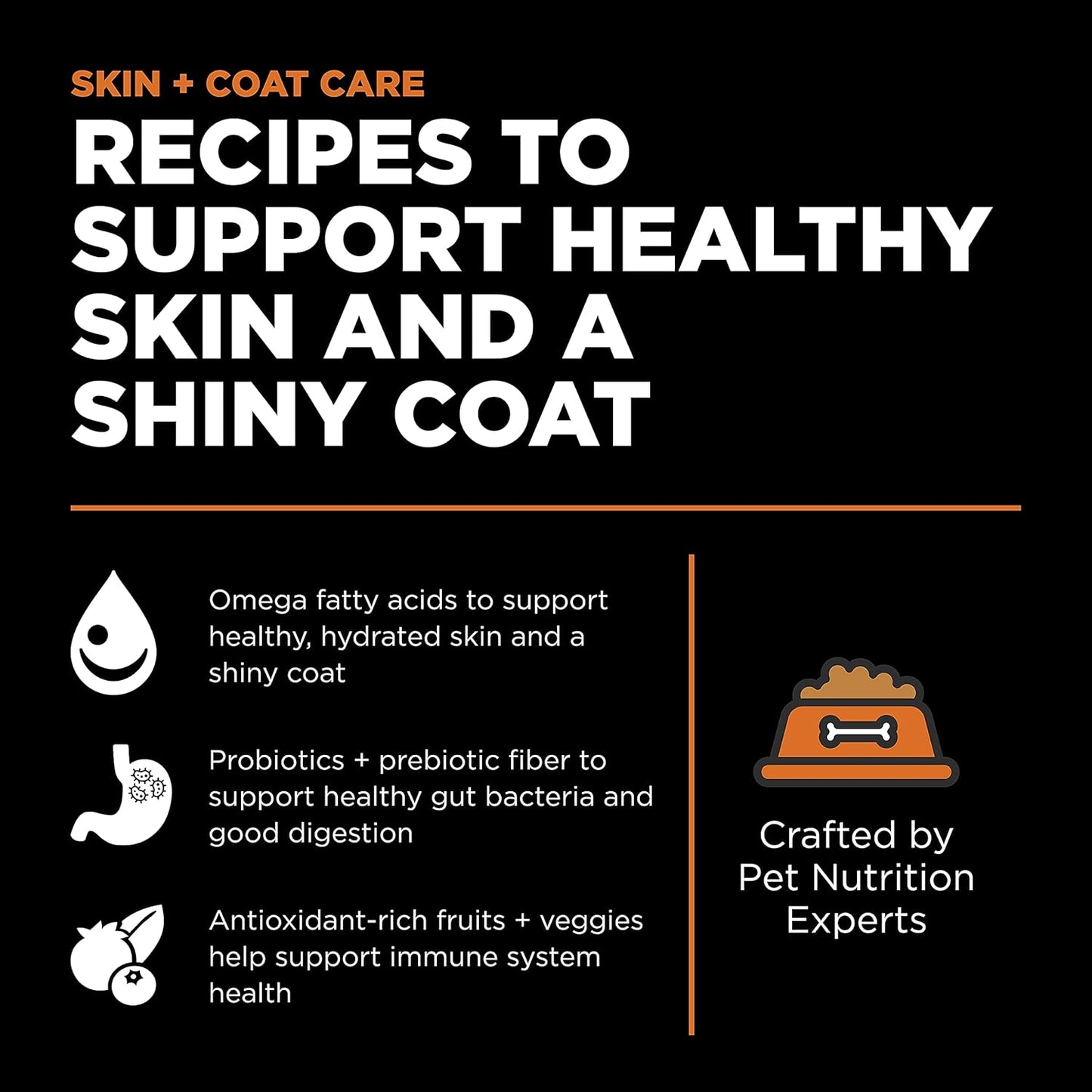 Go! Solutions Skin + Coat Care, Grain-Free Dry Cat Food, Salmon Recipe, 16 lb Bag