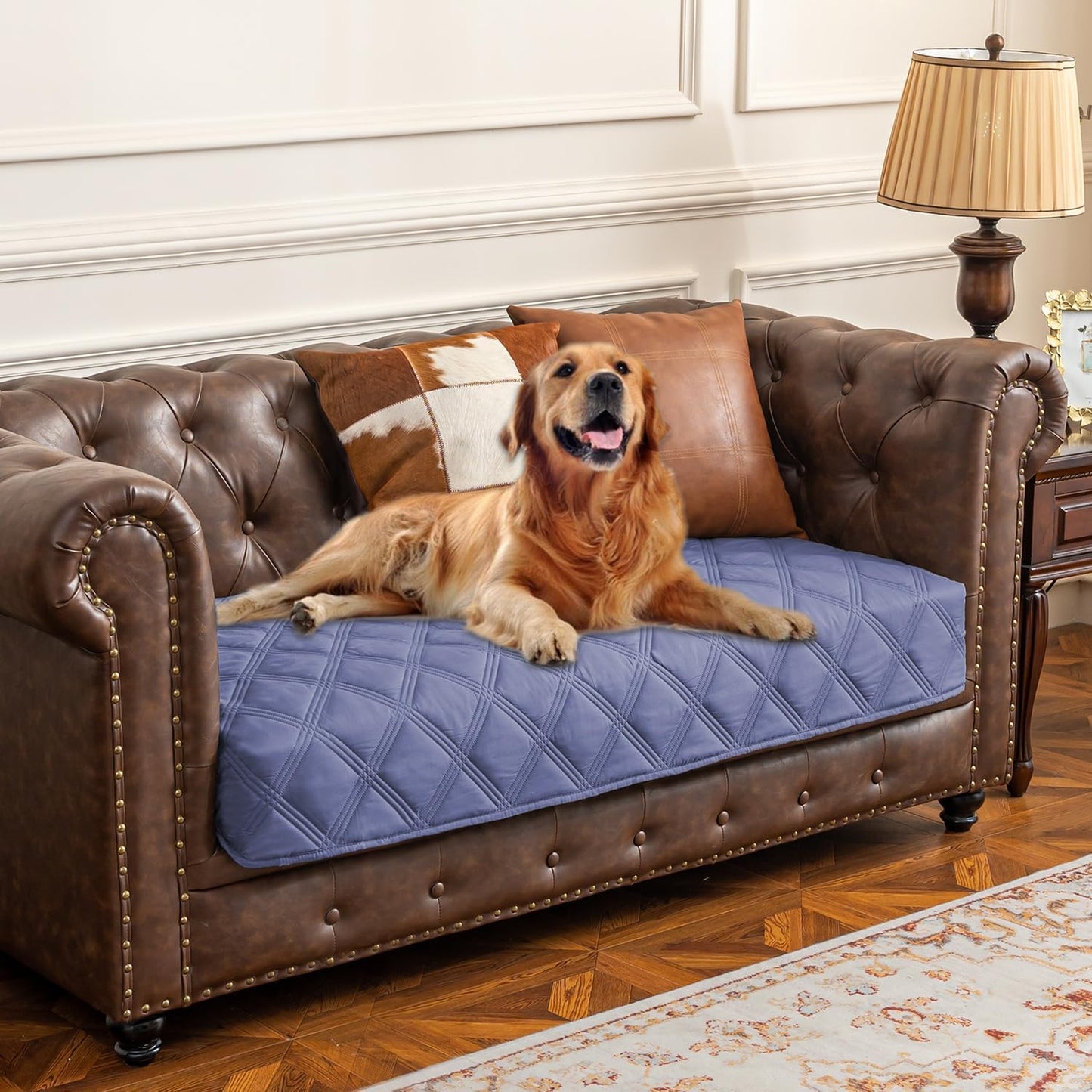 Ameritex Waterproof Dog Bed Cover Pet Blanket with Anti-Slip Back for Furniture Bed Couch Sofa - Pet Explorer