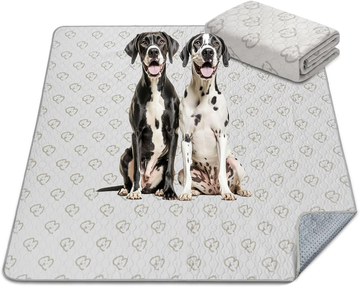 FXW Washable Pee Pads for Dogs, Puppy Pads with Super Absorbent, Specifically Designed for FXW Rollick/Homeplus 32/40/45inch 8 Panels Dog Playpen, 71" Square, Khaki, 1 Pack - Pet Explorer
