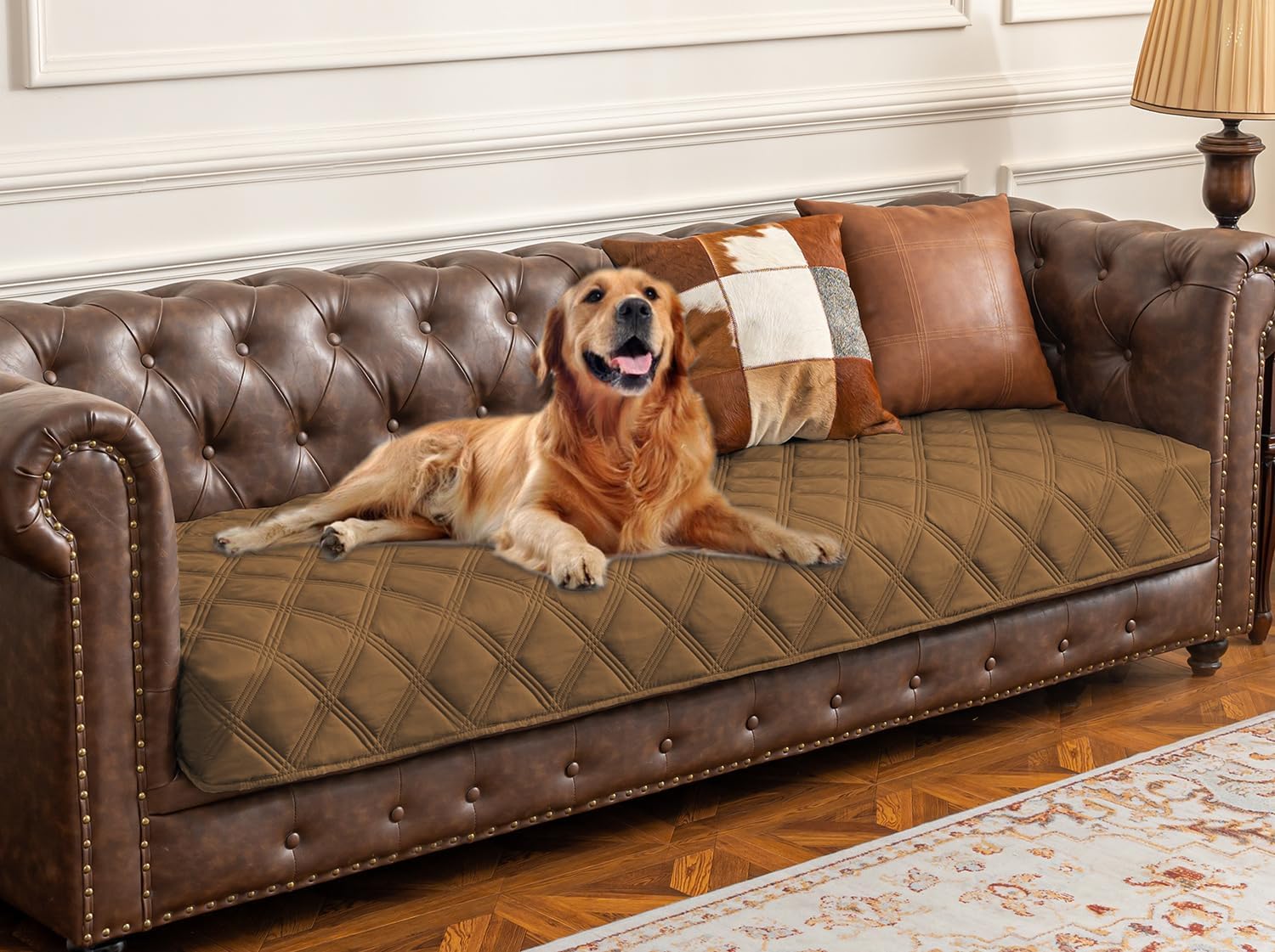 Ameritex Waterproof Dog Bed Cover Pet Blanket with Anti-Slip Back for Furniture Bed Couch Sofa - Pet Explorer