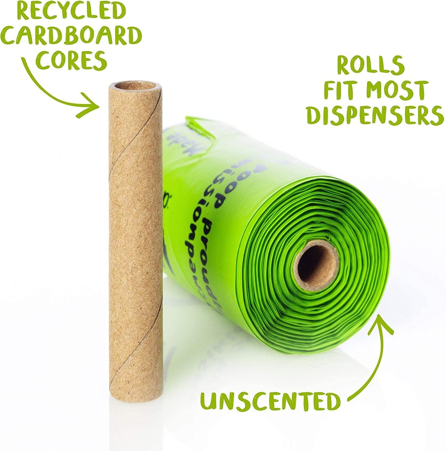 PLANET POOP Home Compostable Dog Poop Bags Extra-long with Handles 240 Un-Scented Pet Waste Bags Plastic Free, Thick Leakproof Plant-Based Doggy Bag, Cats & Dogs Pet Supplies - Pet Explorer