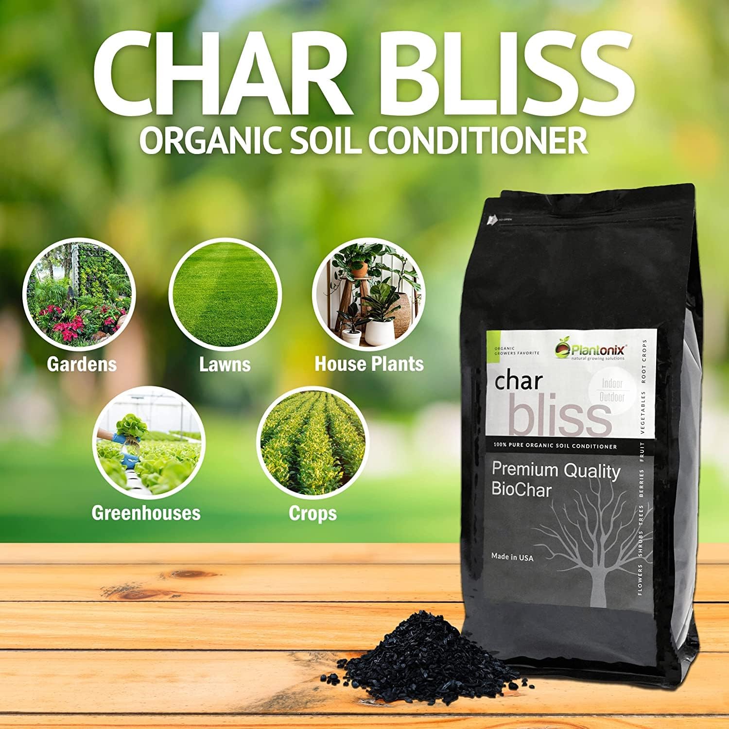 Coco Coir Brick (10lbs), Organic Perlite, Worm Castings, Neem Seed Meal, Kelp Meal Fertilizer, & Organic Biochar for Plants - Potting Soil & Garden Fertilizer Mix - 100% Natural Gardening Bundle - Pet Explorer