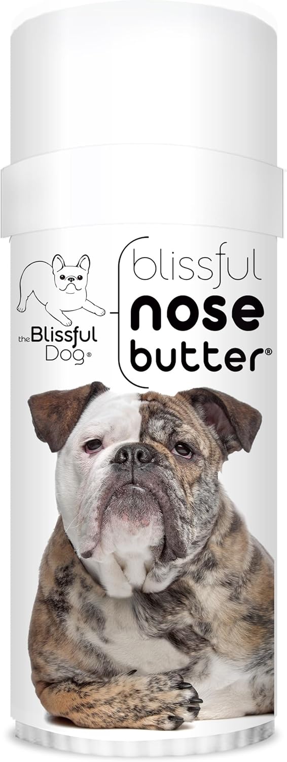 The Blissful Dog Olde English Bulldogge Unscented Nose Butter - Dog Nose Butter, 2 Ounce - Pet Explorer