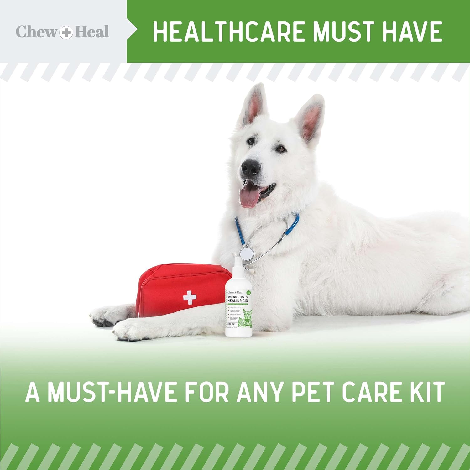 Hypochlorous Acid Spray for Dogs – 4oz Dog Wound Spray for Cuts, Burns, Sores, Abrasions, and More – Non Toxic and Chemical Free HOCI Wound Care – Made in The USA - Pet Explorer