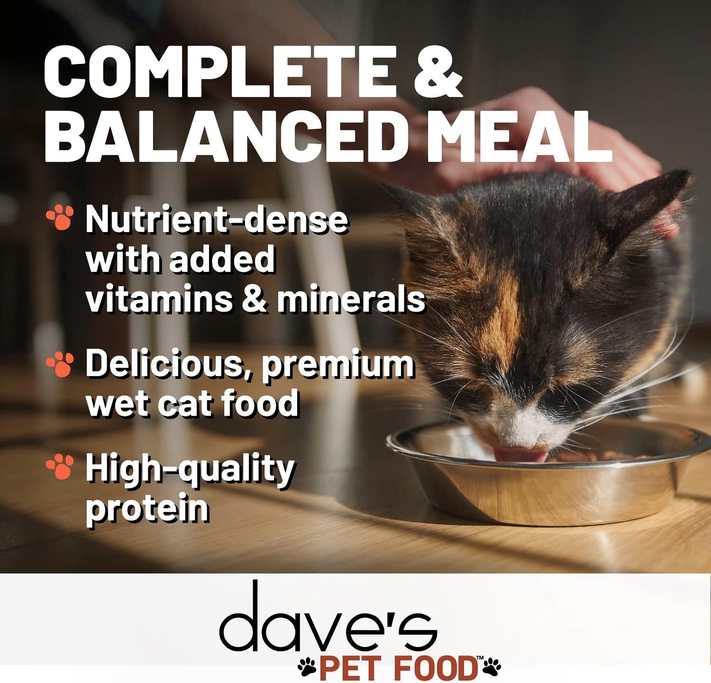 Dave's Pet Food Grain Free Wet Cat Food (Tuna & Salmon Dinner in Aspic), Naturally Healthy Canned, Added Vitamins & Minerals, 5.5 oz Cans (24 Pack