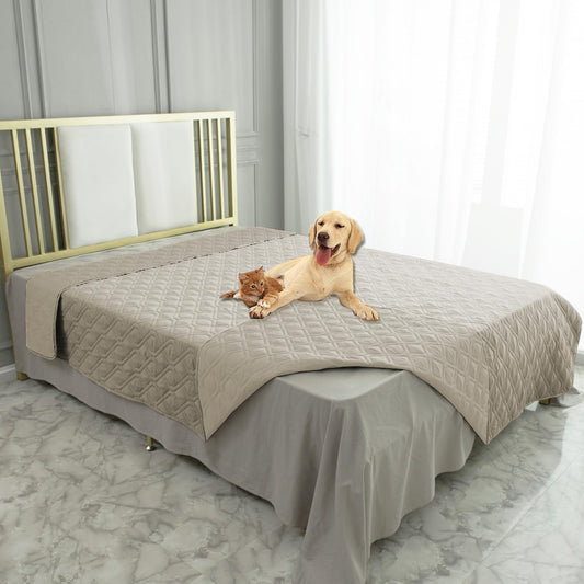 Ameritex Waterproof Dog Bed Cover Pet Blanket for Furniture Bed Couch Sofa Reversible - Pet Explorer