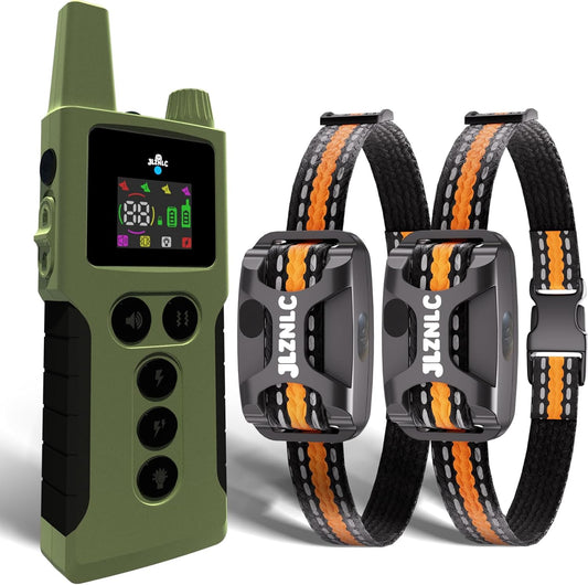 Dog Training Collar with Remote 4200FT - Shock Collar for Barking Control, 4 Modes(Beep/Vibe/Static), IPX7 Waterproof for Swimming, 30-Day Rechargeable Battery, Adjustable for Small to XL Dogs - Pet Explorer