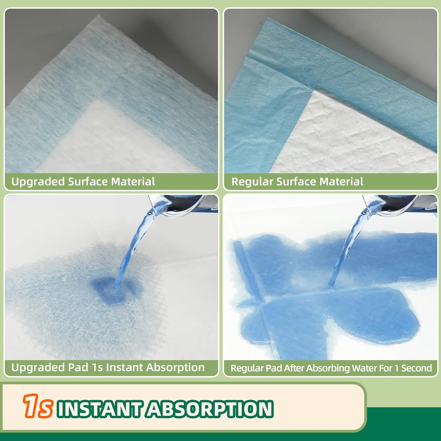 IMMCUTE Heavy Duty Puppy Pee Pads 22"x23"-100 Count | Dog Pee Training Pads Super Absorbent & Leak-Proof | Disposable Pet Piddle and Potty Pads for Puppies | Dogs | Doggie| Cats | Rabbits - Pet Explorer