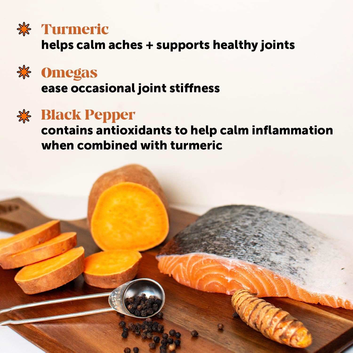 Hip & Joint Turmeric Health - Joint Supplement for Dogs, Omega-3 Fish Oil, Turmeric to Support Overall Health & Ease Stiffness - Advanced Pet Mobility Support - 90 Ct (Pumpkin) - Pet Explorer