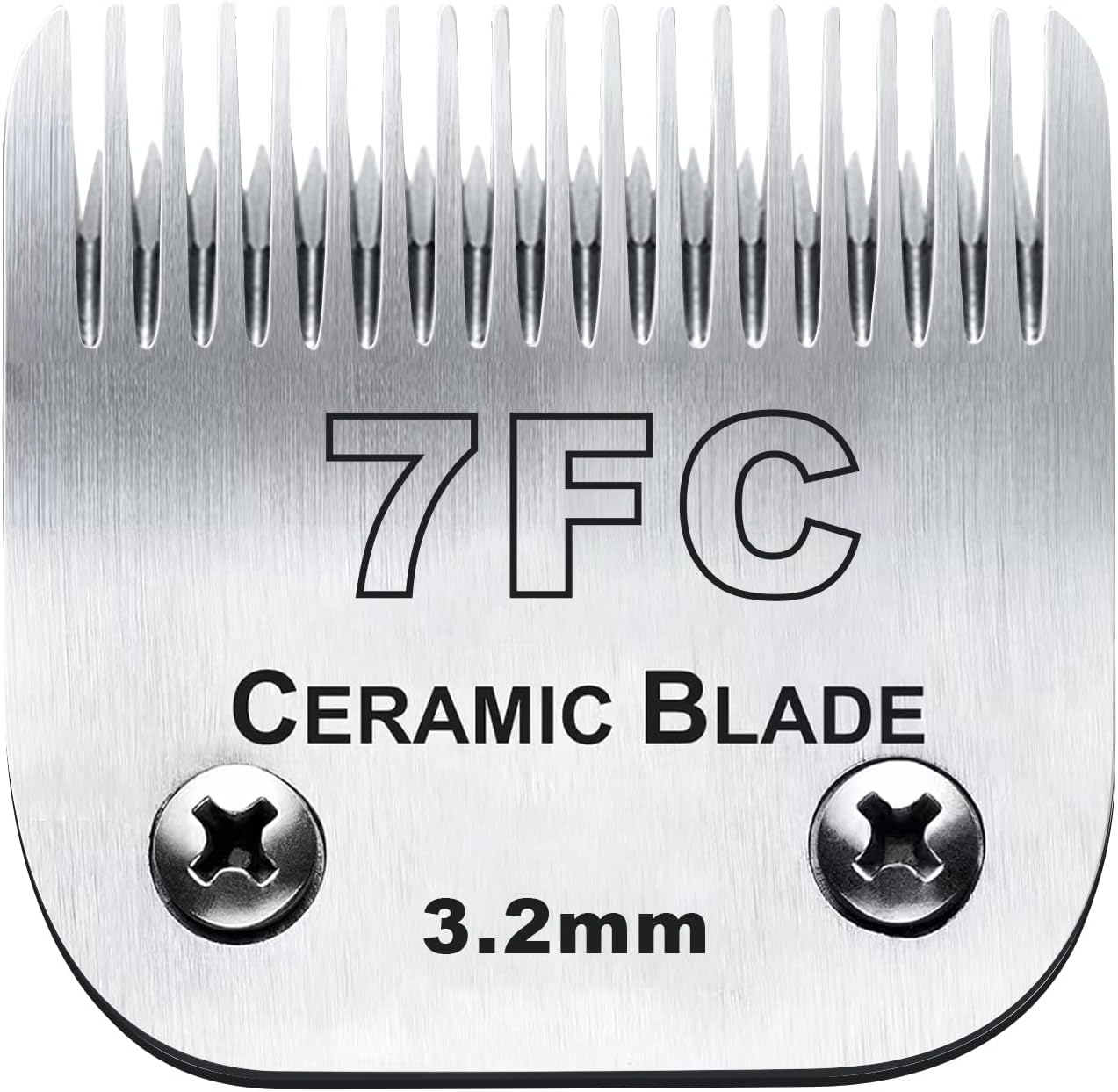 7FC Blades Dog Grooming Clipper Compatible with Andis Pet/Oster A5/Wahl KM Series, Ceramic & Stainless Steel Blade - Pet Explorer