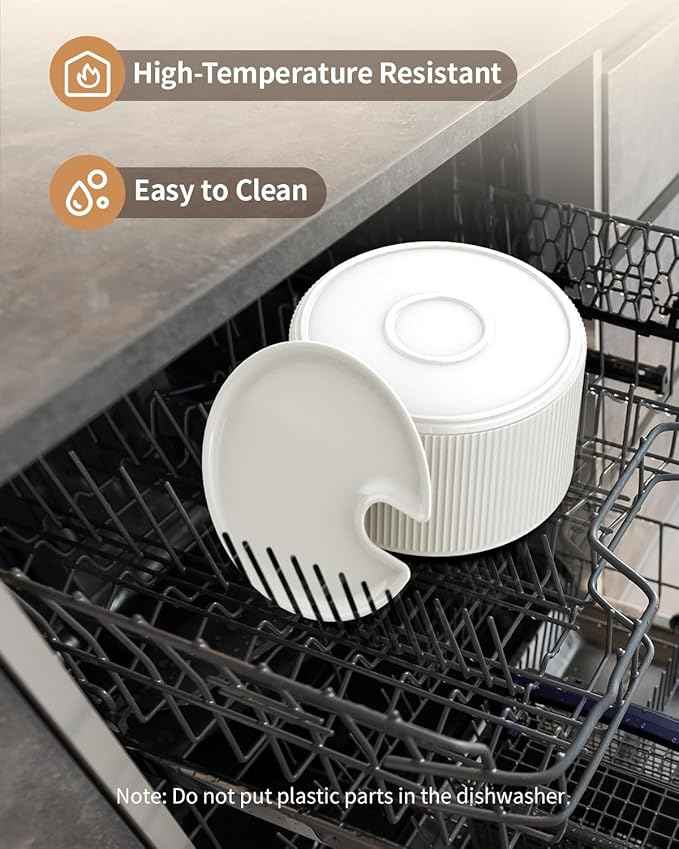 Ceramic Cat Water Fountain, 2.2L/74oz Automatic Pet Drinking Fountain for Indoor Cats and Small Dogs, Ultra Quiet, BPA-Free, Cat Water Dispenser with Filter – Easy to Clean