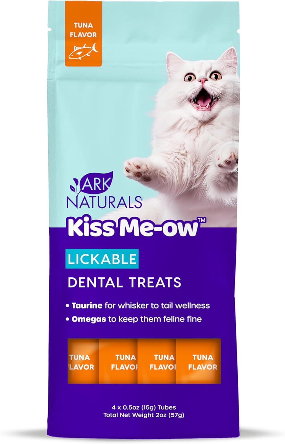 Ark Naturals, Kiss Me-Ow Lickable Tuna, 2 oz - Pet Explorer