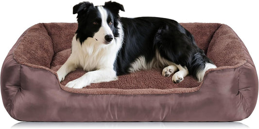 Dog Bed for Medium Dogs, Durable Comfortable Pet Bed Up to 30/50/90/100 lbs, Self-Warming and Washable - Pet Explorer