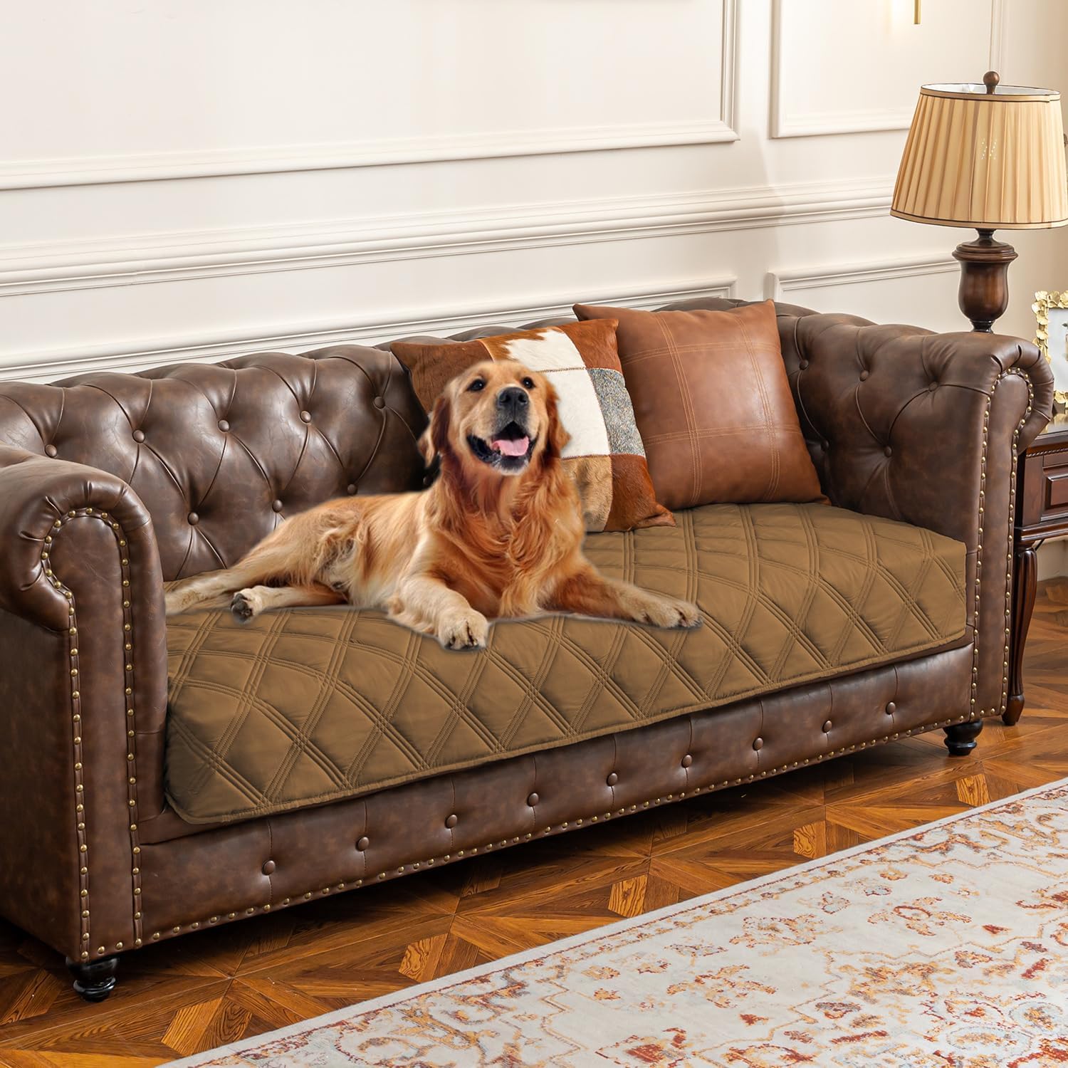 Ameritex Waterproof Dog Bed Cover Pet Blanket with Anti-Slip Back for Furniture Bed Couch Sofa - Pet Explorer
