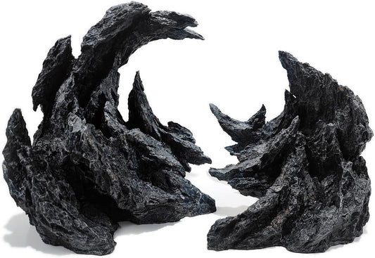 Fish Tank Decor Rocks.Aquarium Decoration Model.Easy Superior Aquascape (Perched Canyon-15inch) - Pet Explorer