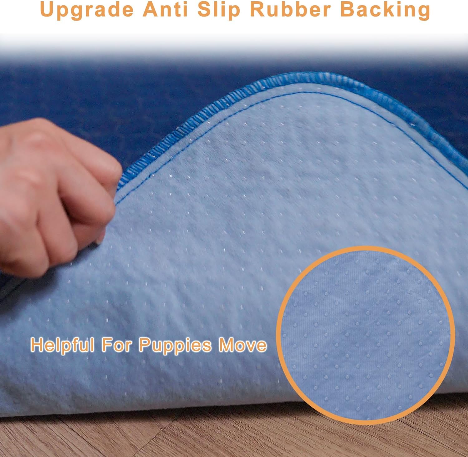 2Pack Washable Pee Pads for Dogs 18”x24”, Quick Dry Puppy Pads, Waterproof, Non Slip, Premium Reusable Dog Training Pads - Pet Explorer