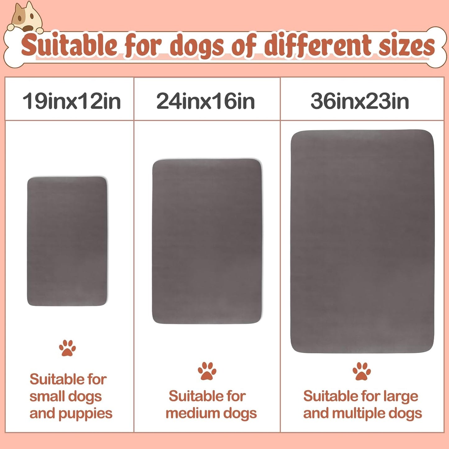 Quick Dry Absorbent Dog Food Mat, 19 x 12 in Diatom Mud Dog Water Bowl Mat, No Messy Anti-Slip Pet Feeding Mat Dog Supplies for Small Dogs - Pet Explorer