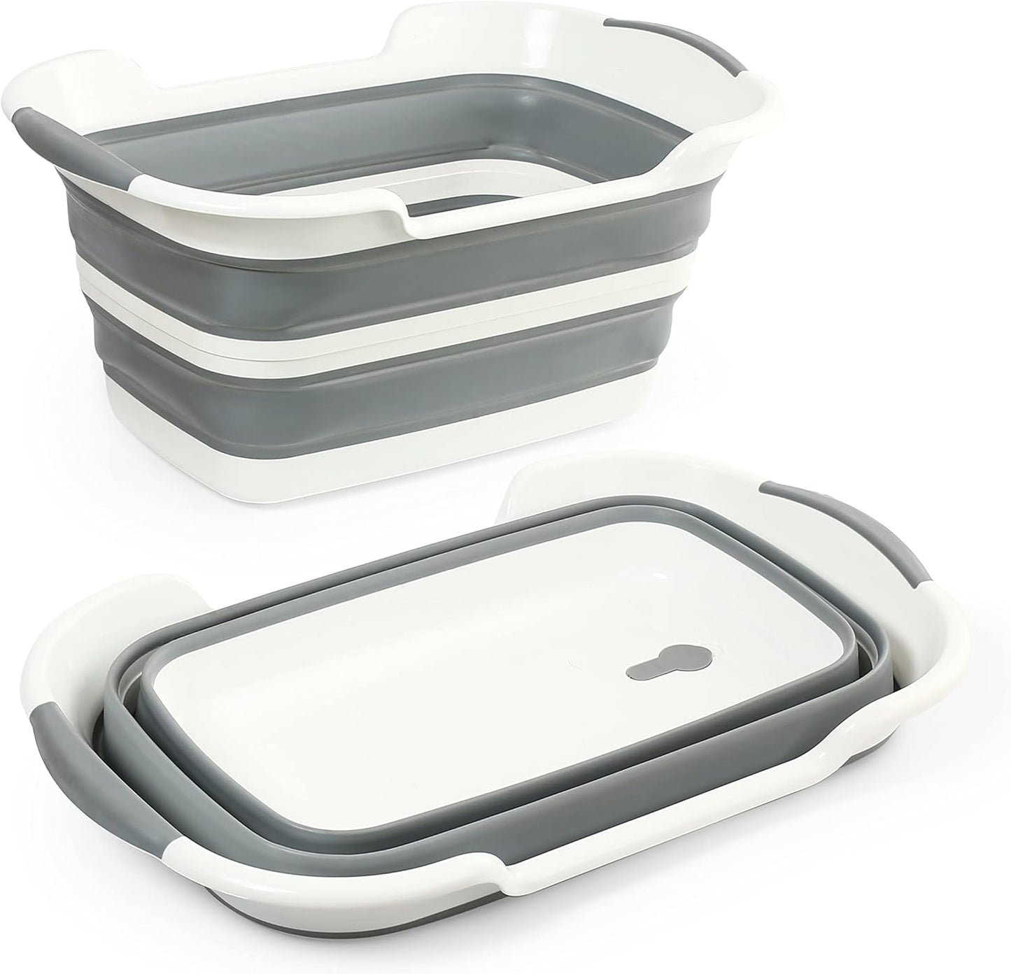 Smoochie Collapsible Dog Bathtub, Dog Tubs for Bathing, Portable Tub, Dog Wash Tub, Pet Tub and Dog Bath Tub for Dog/Cat/Pet and Puppy Bath Tub, Dog Tub for Pets and Cats (Gray) - Pet Explorer