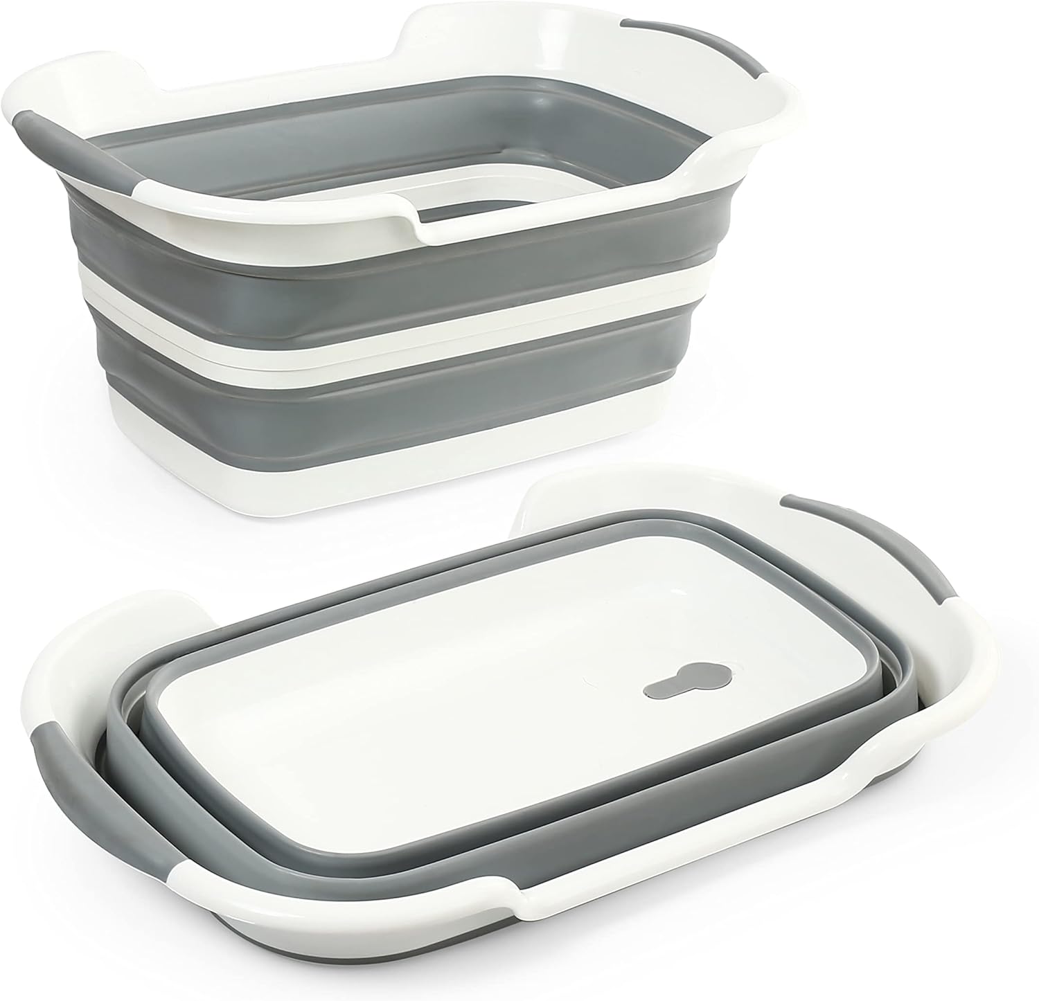 Smoochie Collapsible Dog Bathtub, Dog Tubs for Bathing, Portable Tub, Dog Wash Tub, Pet Tub and Dog Bath Tub for Dog/Cat/Pet and Puppy Bath Tub, Dog Tub for Pets and Cats (Gray) - Pet Explorer