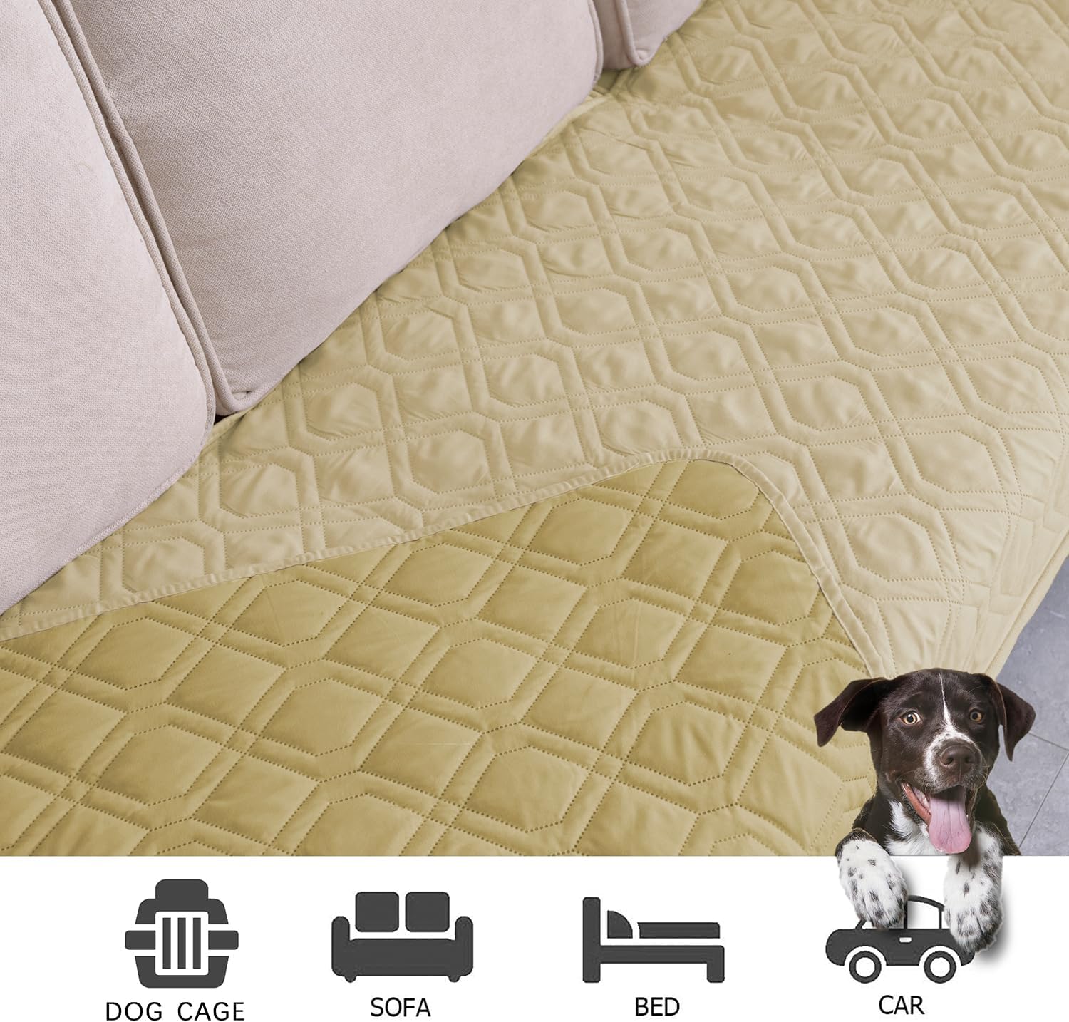 Ameritex Waterproof Dog Bed Cover Pet Blanket for Furniture Bed Couch Sofa Reversible - Pet Explorer