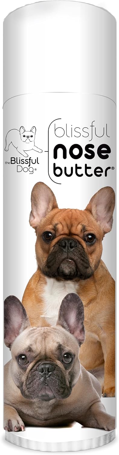 The Blissful Dog Black Masked Fawn French Bulldog Unscented Nose Butter, 0.50-Ounce - Pet Explorer