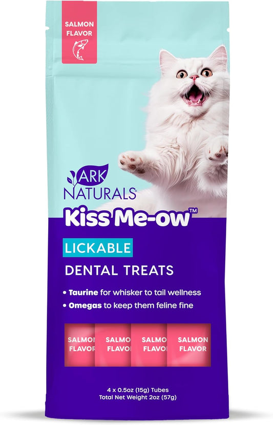 Ark Naturals, Kiss Me-Ow Lickable Salmon, 2 oz - Pet Explorer