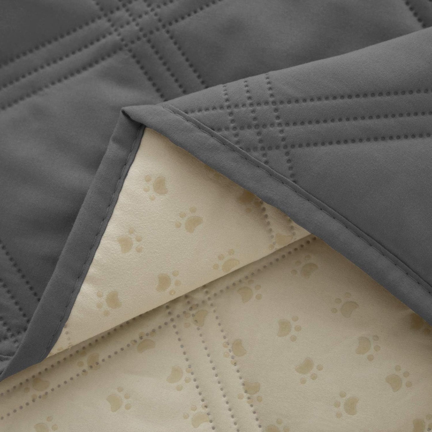 Ameritex Waterproof Dog Bed Cover Pet Blanket with Anti-Slip Back for Furniture Bed Couch Sofa (40x50 Inch (Pack of 1), Darkgrey) - Pet Explorer
