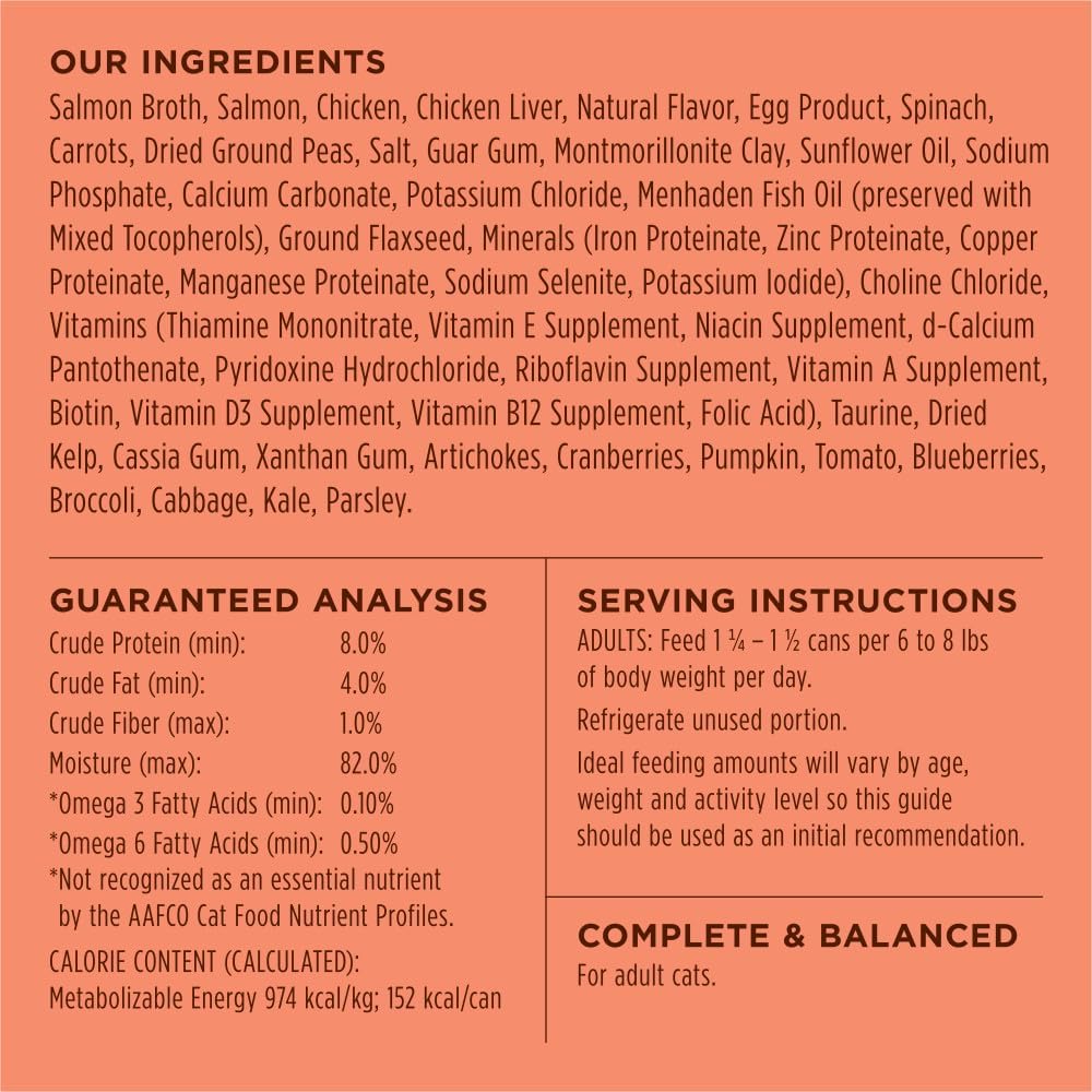 Instinct Flaked Entrée Wet Canned Cat Food - Salmon, 5.5 oz. Cans (Pack of 12)