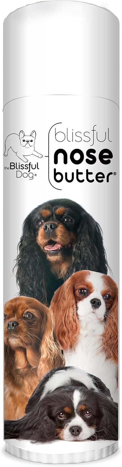 The Blissful Dog Cavalier King Charles Spaniel Nose Butter, Versatile Dog Nose Balm for Dry Nose, Handcrafted Nose Moisturizer, Easy-to-Apply Dog Essentials, Unscented, 0.50 oz. - Pet Explorer