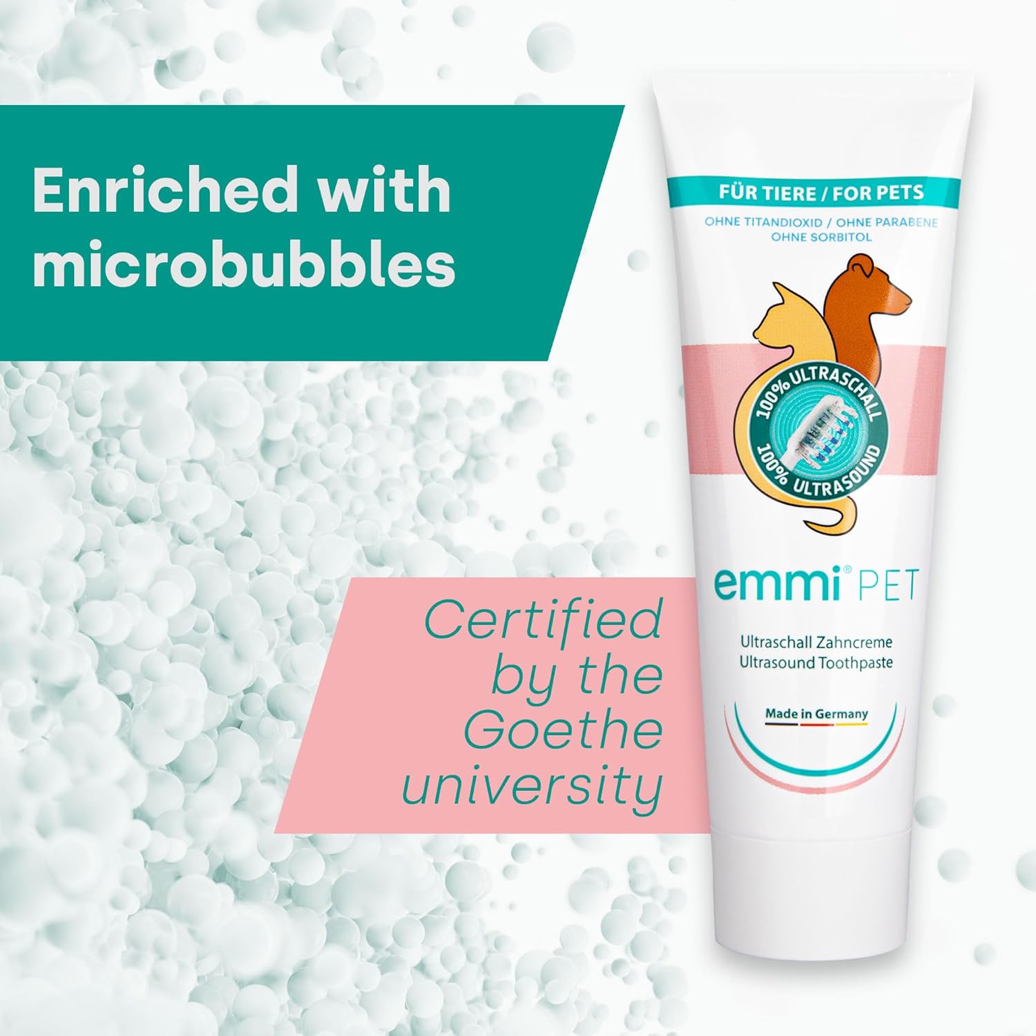 Ultrasonic Toothpaste with Nano-Bubbles (New Extra mild Formulation, Vegan, paraben Free) - Pet Explorer