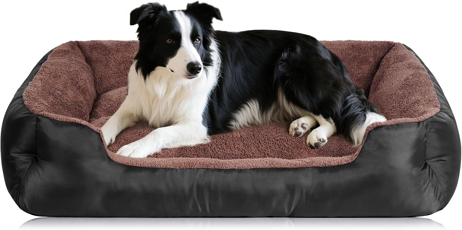 Dog Beds for Medium Dogs, Medium Dog Bed, Warming Soft Durable Pet Bed with Anti-Slip Bottom - Pet Explorer