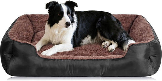 Dog Beds for Medium Dogs, Medium Dog Bed, Warming Soft Durable Pet Bed with Anti-Slip Bottom - Pet Explorer