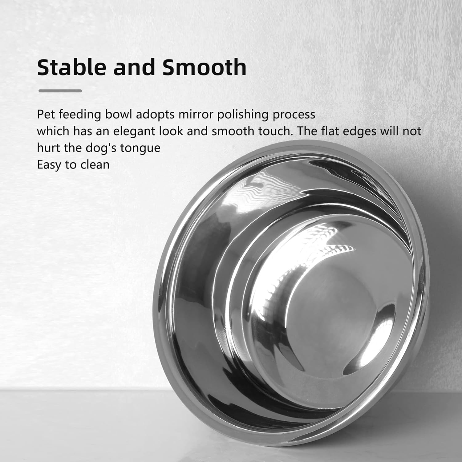 Stainless Steel Large Dog Bowl Set of 2, with 116 oz (15cup) High Capacity Metal Dog Food Bowls,Desirable Water and Food Bowls for Large, X-Large, and Giant Dogs,Heavy Duty, BPA-Free - Pet Explorer