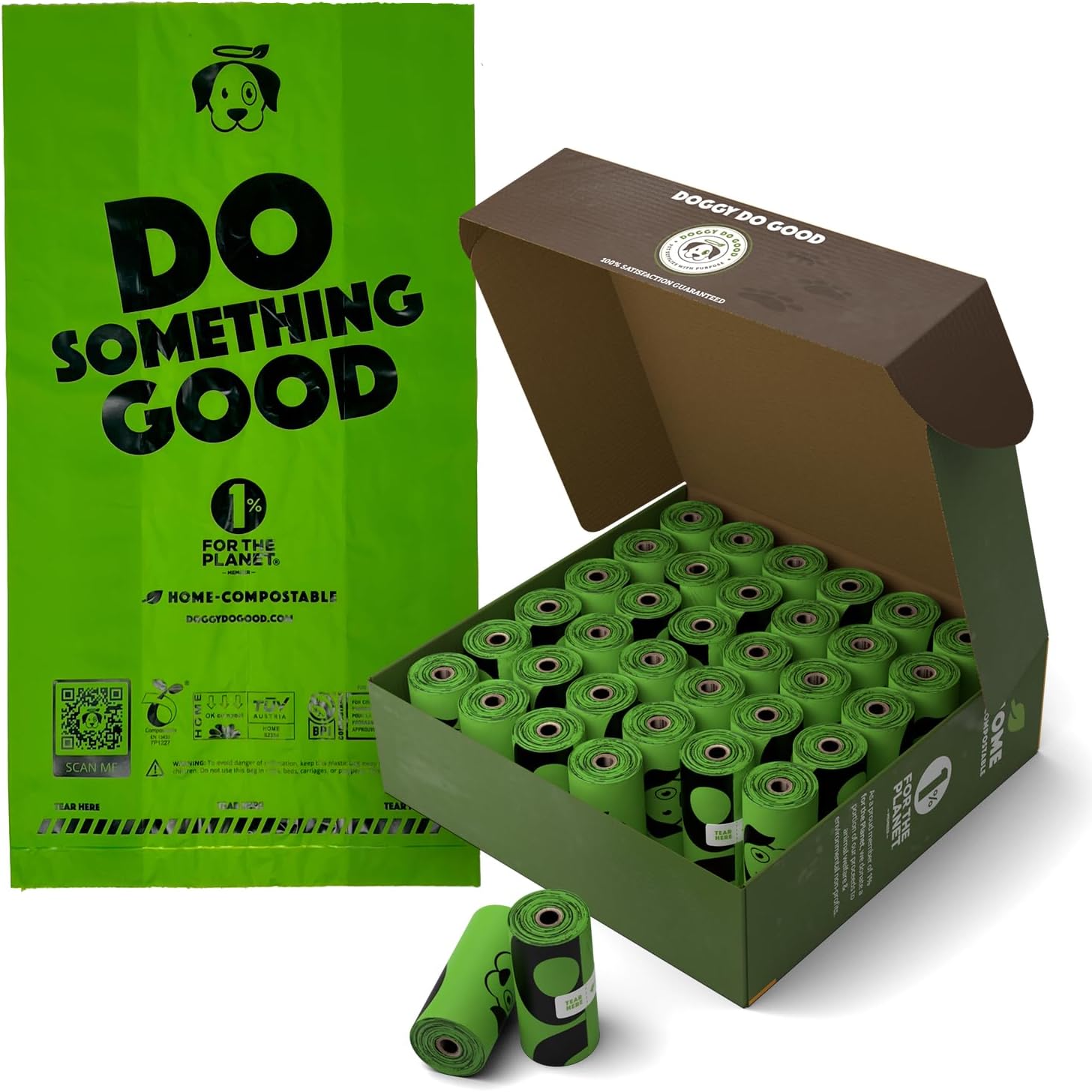 Doggy Do Good Poop Bags for Dogs (360Ct), Easy Open Dog Poop Bags Rolls, Certified Home Compostable - Pet Explorer