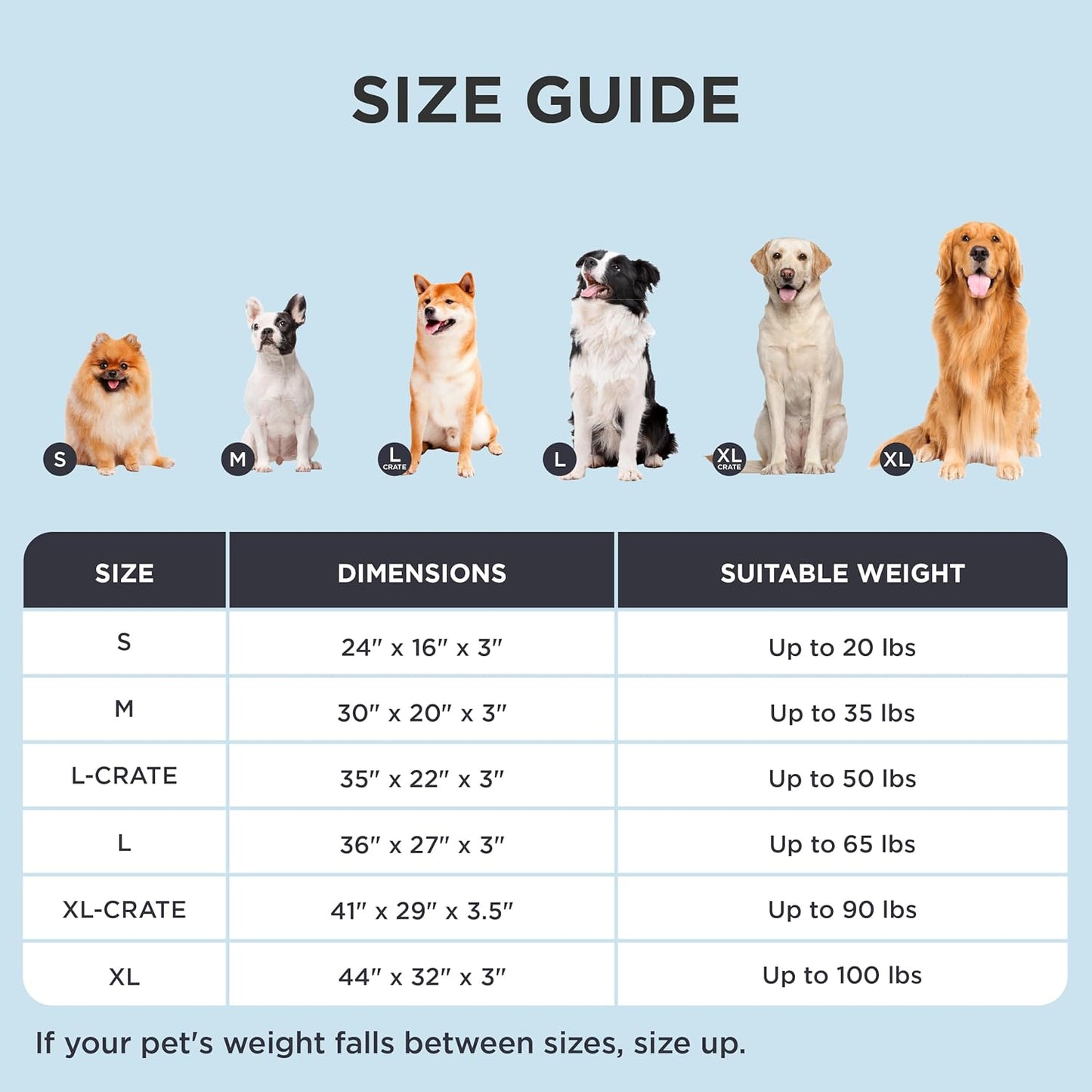 Bedsure Cooling Dog Bed for Medium Dogs - Orthopedic Flat Puppy Beds with Removable Washable Cover, Egg Crate Foam Pet Mat, Suitable for Pet Up to 35 lbs - Pet Explorer