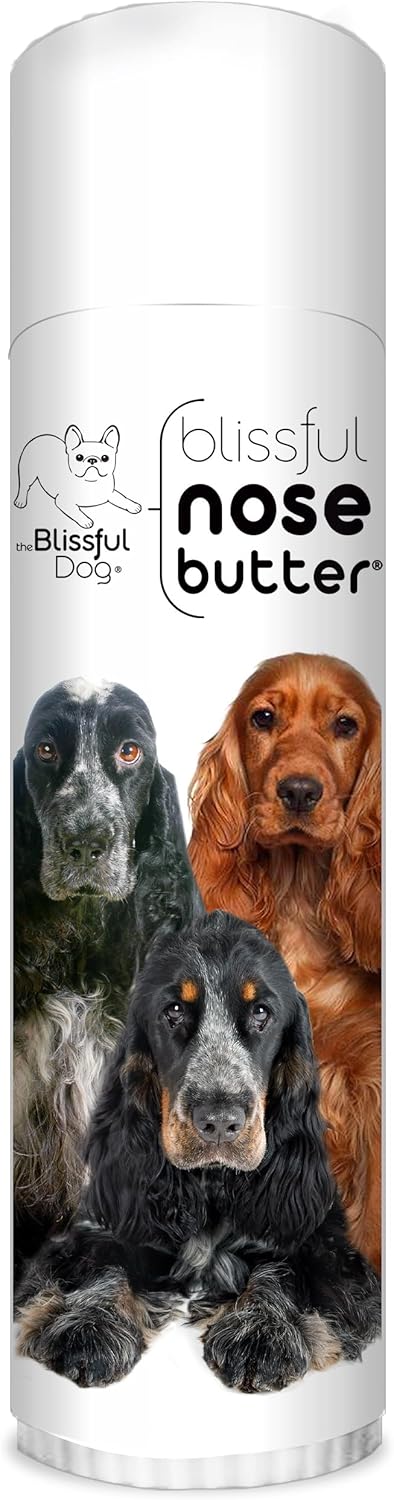 The Blissful Dog English Cocker Spaniel Unscented Nose Butter - Dog Nose Butter, 0.50 Ounce - Pet Explorer