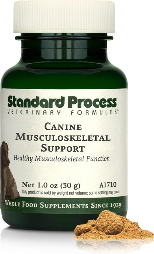 Standard Process Canine Musculoskeletal Support - Bone & Joint Health Formula for Pets - Canine Musculoskeletal Support Supplement - Supplement for Dogs to Aid Joint Comfort & Muscle Health - 30 g - Pet Explorer