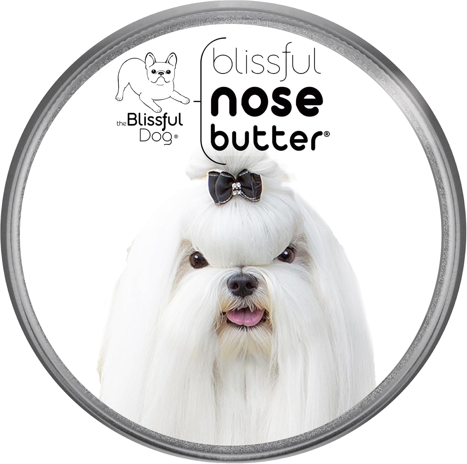 The Blissful Dog Maltese Nose Butter for Dry, Cracked Skin, Lick-Safe Dog Nose Balm with Moisturizing Shea Butter, Almond, Olive, and Essential Oils, Pet Supplies, Uncented, 2 oz. - Pet Explorer