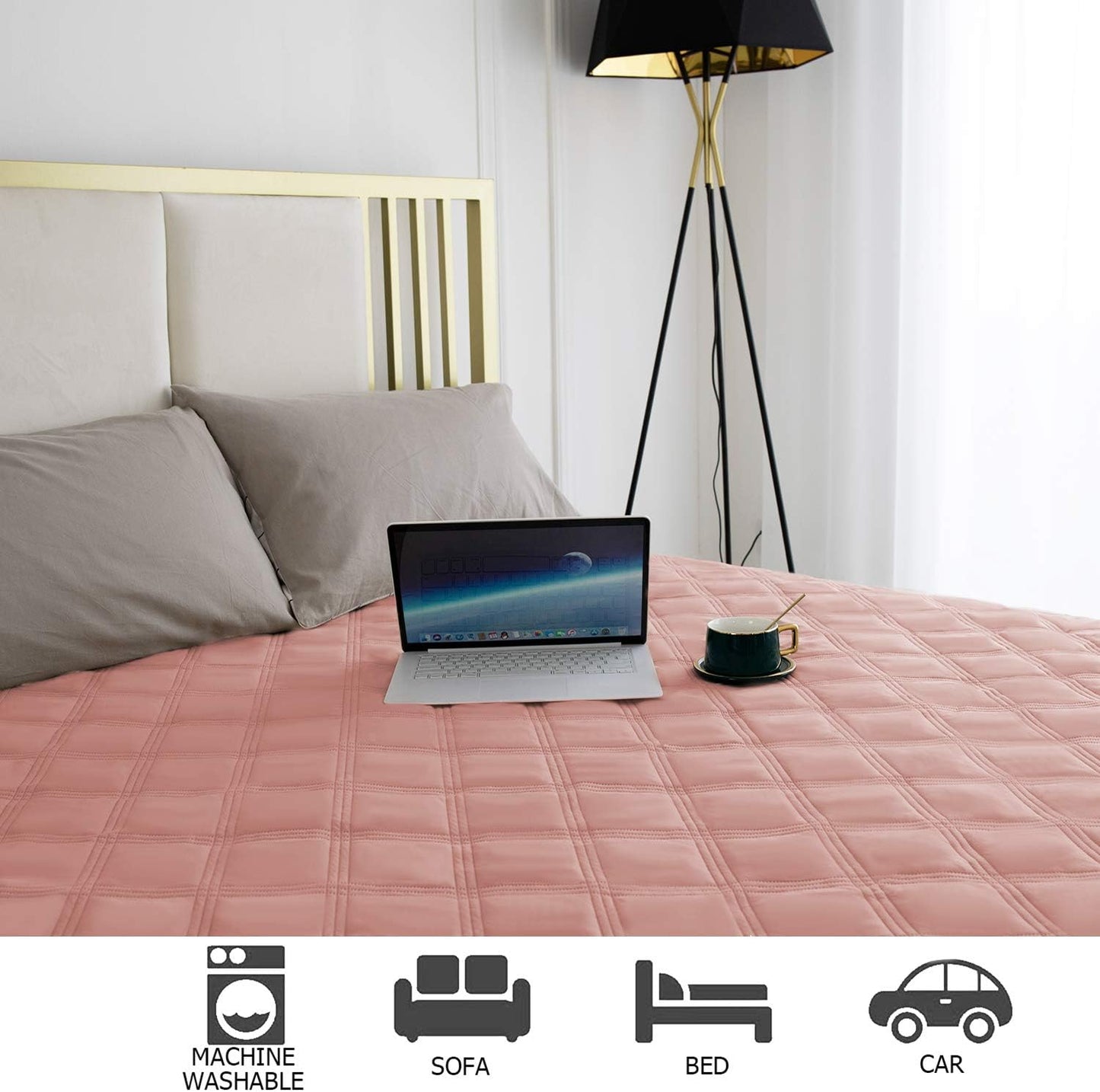 Ameritex Waterproof Dog Bed Cover Pet Blanket with Anti-Slip Back for Furniture Bed Couch Sofa - Pet Explorer