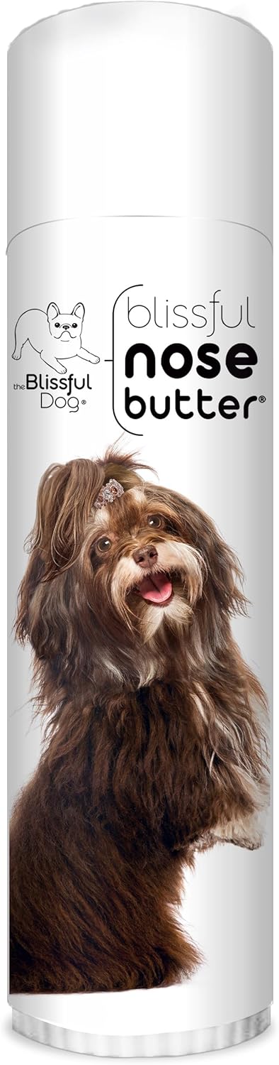 The Blissful Dog Havanese Nose Butter for Dry, Cracked Skin, Lick-Safe Dog Nose Balm with Moisturizing Shea Butter, Almond, Olive, and Essential Oils, Pet Supplies, Uncented, 0.50 oz. - Pet Explorer
