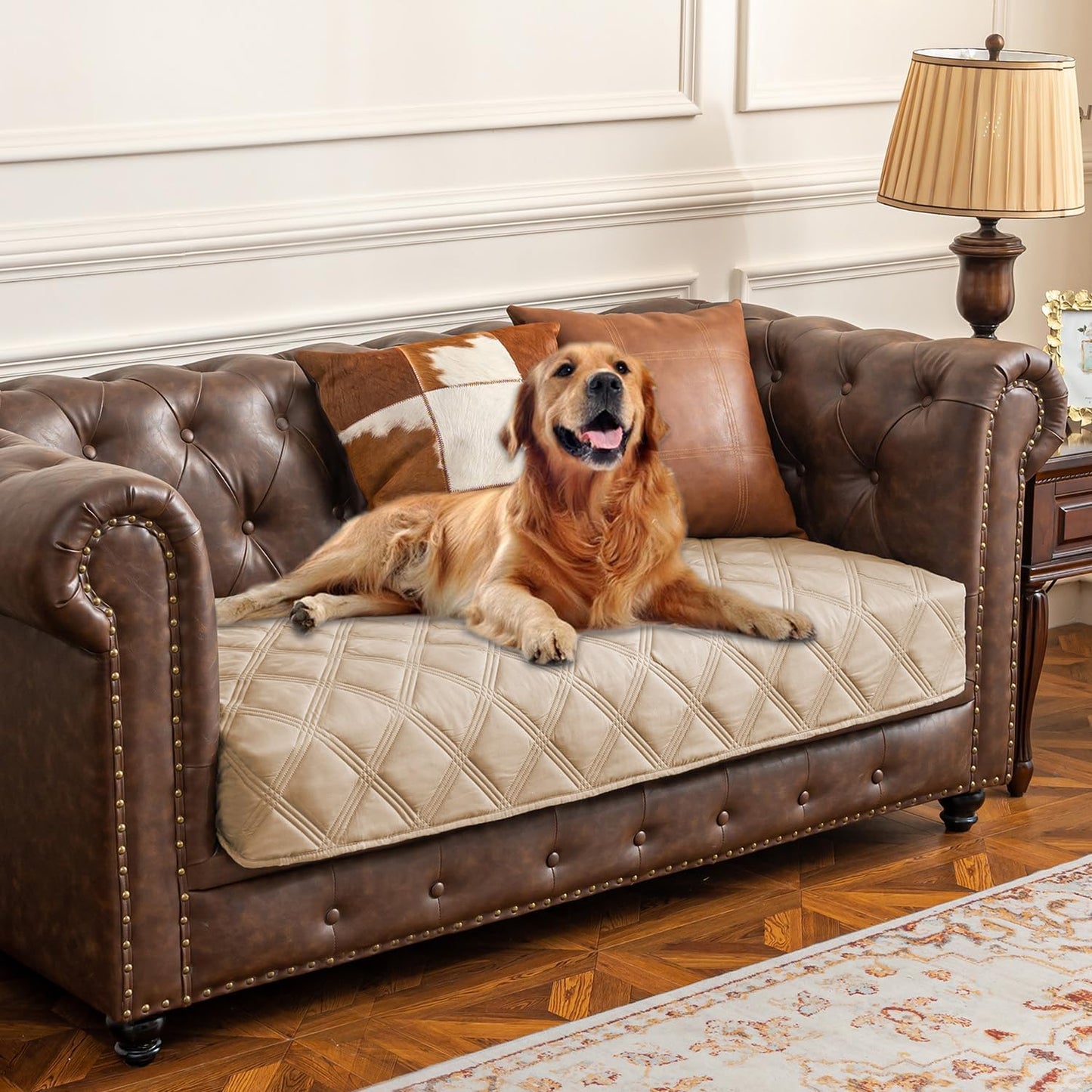 Ameritex Waterproof Dog Bed Cover Pet Blanket with Anti-Slip Back for Furniture Bed Couch Sofa - Pet Explorer