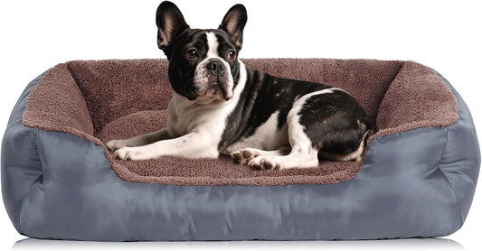 Small Dog Bed, Soft Breathable Dog Bed Machine Washable, Pet Bed with Anti-Slip Bottom - Pet Explorer