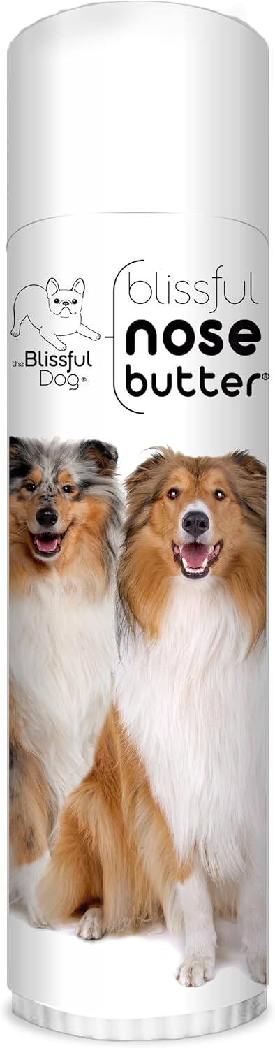 The Blissful Dog Collie Nose Butter for Dry, Cracked Skin, Lick-Safe Dog Nose Balm with Moisturizing Shea Butter, Almond, Olive, and Essential Oils, Pet Supplies, Uncented, 0.50 oz. - Pet Explorer