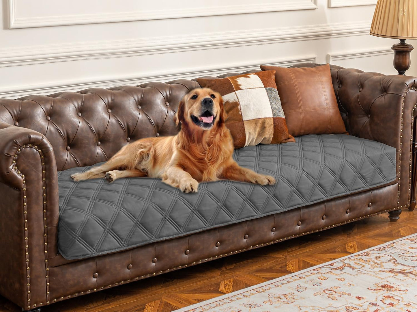 Ameritex Waterproof Dog Bed Cover Pet Blanket with Anti-Slip Back for Furniture Bed Couch Sofa - Pet Explorer